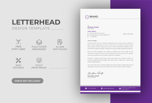Creative Amazing Letterhead Design Templ: Elevate Your Brand Identity