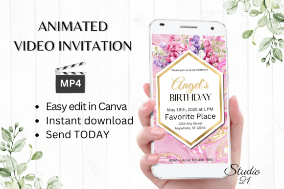 Digi Watercolor Flowers Birthday Evite: A Fresh Take on Digital Invitations