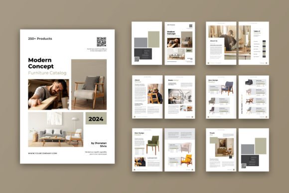 Elevate Your Brand with a Modern Furniture Catalog Template