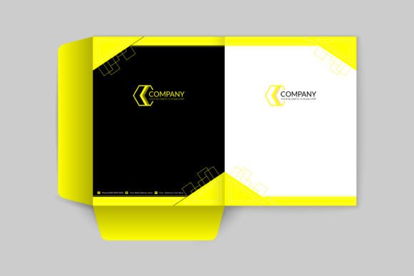Elevate Your Brand with a Modern Presentation Folder Template