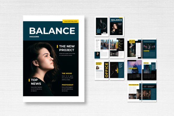 Magazine Template – Balance: A Professional Design Foundation