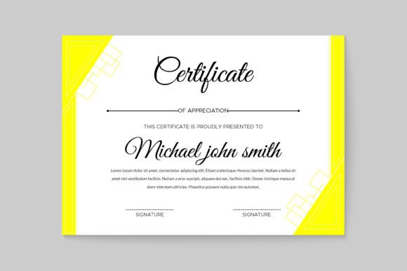 Modern Branding with Certificate Professional Business