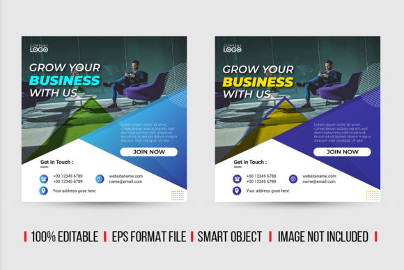Stop the Scroll: A Social Media Banner Template for Business Growth